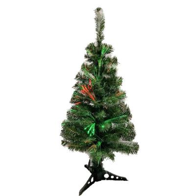 China 2021 Fiber Optic + Plastic Wholesale Fiber Optic Plastic Artificial Christmas Tree Decoration for sale