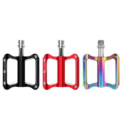 China Aluminum Alloy Mountain Bike Pedals MTB Pedals Cycling Flat Pedals Aluminum Sealed Gear Lightweight Platform For Road Mountain BMX MTB for sale