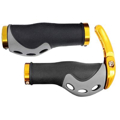 China New Protective TPR/Aluminum Alloy Bike Handlebar Grips Bike Mountain Bike MTB Lock Horns Bar Recycling Anti-Slip End for sale