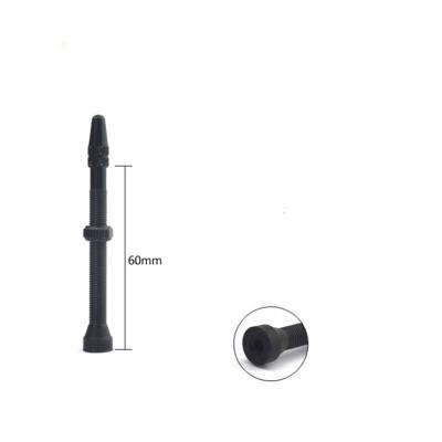 China Aluminum Alloy Body 60mm Bicycle Valve Stem Tubeless Aluminum Alloy Presta Valve Kit With Value Core Remover Tool And Valve Stem Caps for sale