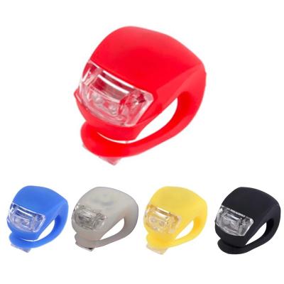 China Super Bright Bike Waterproof Front Light Silicone Bike LED Silicone Factory Sale High Elastic Frog Roading Light Bike Warning Light for sale