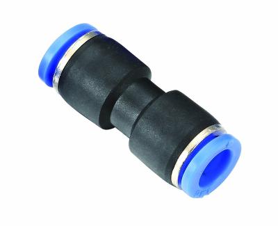 China Garment Shops 16mm PU Pipe Union Straight Fittings Embed Fittings Air Fittings Pneumatic for sale