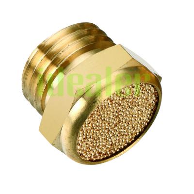 China Garment Shops V Type Pneumatic Silencers Mufflers Air Mufflers Brass Pneumatic Mufflers for sale