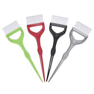 China Nondisposable Hair salon hair dye brush plastic hollow design Single-sided baking brush hair dye tool factory direct sales for sale