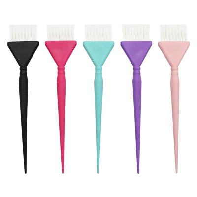 China Nondisposable Medium Painting Brush Sharp Plastic Manufacturer Nondisposable Paint Brush Hair Salon Hair Tail Dye Direct Sales for sale