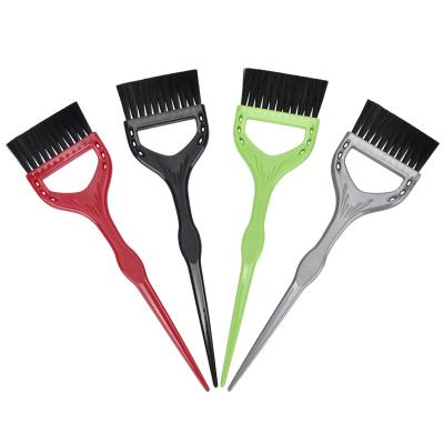 China Nondisposable salon black hair dye brush cavity plastic design single-sided oil brush tool factory direct baked dye sales for sale