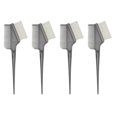 China Wholesale White Hair Nondisposable Hair Brush Barber Tool Tail Plastic Sharp Hair Dye Dyeing Comb for sale