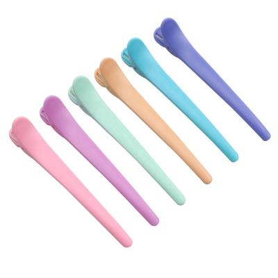 China Clip Hair Manufacturers Wholesale Plastic Hairpin Elastic Large Firmly Hold Hair Does Not Fall Salon Special Hairpin Hair Cutting Clips for sale