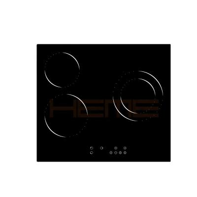 China Household CE Approval Electrical Appliances 3 Zones Black Ceramic Glass Ceramic Cooking Hobs for sale