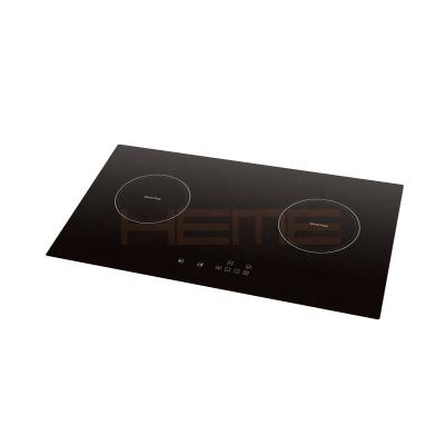 China Household Electrical Appliances Sensor Touch 73cm 2 Plate Ceramic Glass Panel 3500W Induction Electric Cooker for sale