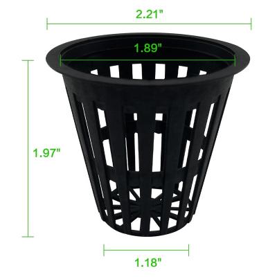 China 2 Inch Durable Agriculture Plastic Hydroponic Nets Plants Net Pots For Aquaponics Hydroponics Growing System for sale