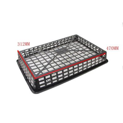 China Durable Rectangle Plastic Tray Flat Seeding Tray For Nursery for sale