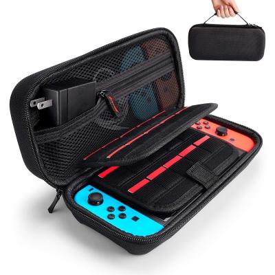 China EVA Game Storage Carrying Protective Nylon Portable Case All In 1 Starter Kit For Nintendo Switch Game Shockproof Shell Bag for sale