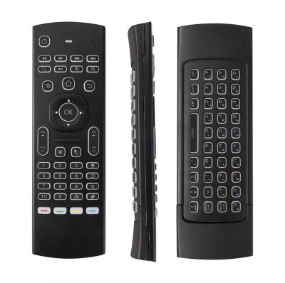 China MX3 2.4GHz Auto Backlit Voice Control Air Wireless Mouse With USB Receiver Gyro Sensor Universal Remote Control For Android TV Box for sale