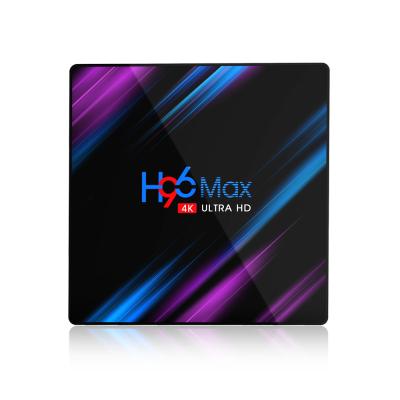 China Android 10 4GB 32GB 64GB Media Player 4K Netflix Youtube H96MAX 2GB16GB IPTV Set Top Box Android 10 H96 max RK3318 Smart TV Box for sale