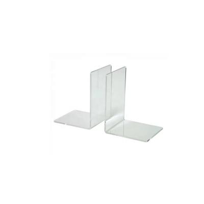 China Environmental Friendly Wholesale Clear Acrylic Book Ends On Desk for sale