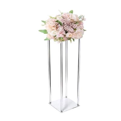 China Luxury custom acrylic flower stand for home decor for sale