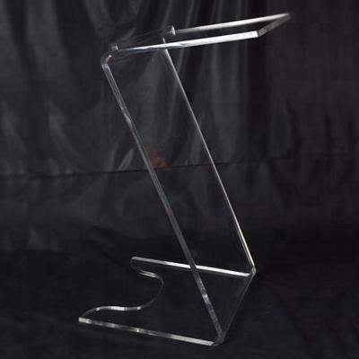 China Durable Z Shape Acrylic Lectern Speaking Podium for sale