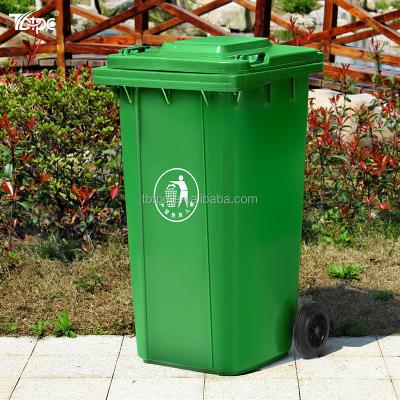 China 240 liter plastic bin of sustainable outdoor HDPE compost caddy and compost bin for sale