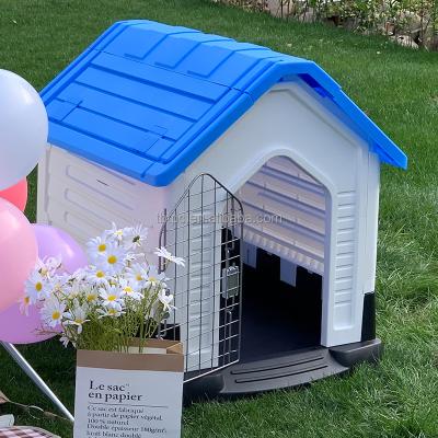 China Multi-size Sustainable Plastic Large Dog Outdoor Pet House for sale