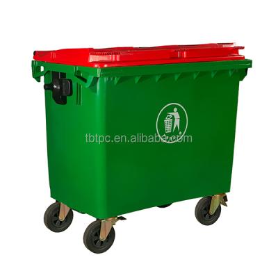 China Sustainable 660ltr Waste Bin Recycle Bin Directly From China HDPE Material for sale