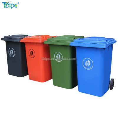 China Sustainable Material New HDPE Waste Carts 95Gallon Large Size Management Container for sale