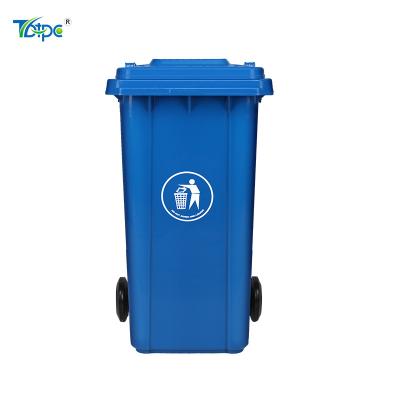 China 240liter Sustainable Waste Bin Stacking Waste Bin Rack Trash Bin With Lid for sale