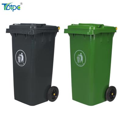 China Viable container of kitchen waste bins 120 liter waste 120 liter 120 liter trolley bin for sale