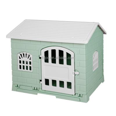 China Sustainable Plastic Durable Puppy House For Small Pets for sale