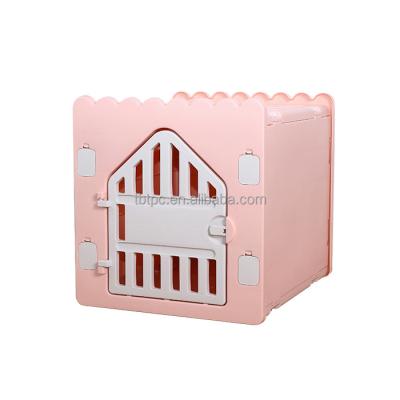 China New Breathable High Quality Plastic Modern Indoor Pet House For Dog And Cats for sale