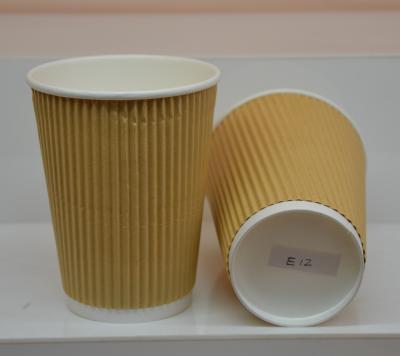 China Vertical Ripple Paper Cups for sale