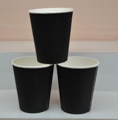 China Vertical Ripple Paper Cups for sale