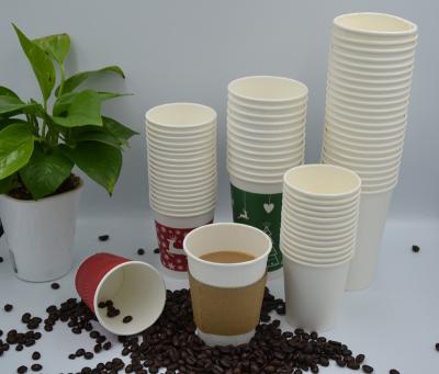 China Disposable Paper Cup, Insulated Hot Cup, Coffee Cup, Tea Cup - 8 oz-12oz-16oz for sale