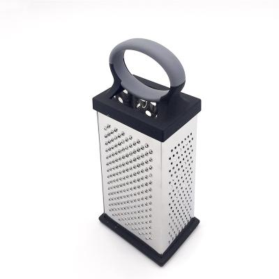 China Kitchen Viable Accessories Multifunctional 4-in-1 Peeler 4 Sided Stainless Steel Vegetable Grater Cheese Grater Custom Garlic Grater for sale