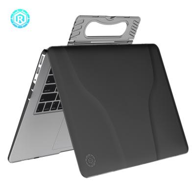 China Hot Selling Macbook Air Ultra Thin A1932 Protect Cover Case Air 13 2018 Waterproof Laptop Grip Case Business Computer Covers With Stand for sale