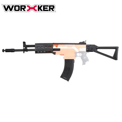 China Toy Gun Worker AK-12 Section B-01 Toys Plastic Gun Soft Bullets Gun Toy for Boys and Girls for sale