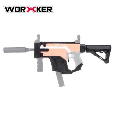 China With Mechanical Aiming Worker STF-W004-B Dagger Shape Toy Gun for Nerf Kit Set For Upgrade Model, Plastic Sandblaster Gun Shooting Toy for sale