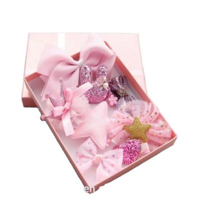 China New arrival hot sales eco-friendly parent-child hair accessories, children's hair accessories hair bow clips sets for sale