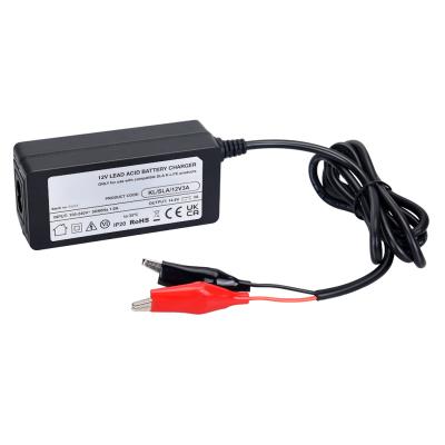 China Standard Battery 24V 1.5A Sealed Lead Acid Battery Charger Reverse Polarity Protection For Car Battery Defender 24V SLA Trickle Battery Charger for sale