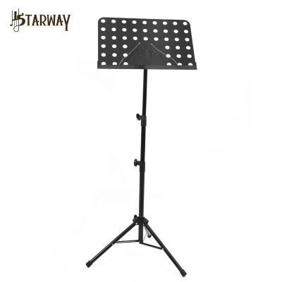 China Foldable Sheet Music Tripod Stand Metal Steel Music Stand Musical Instrument Accessories for Concert and School A007 for sale