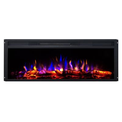 China Cheap Decor Fuel Insert Effect Insert Wall Mounted Decorative Flame Log Electric Fireplace For Sale for sale