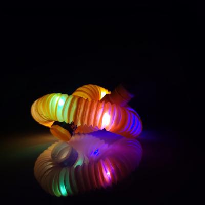 China Party Decoration / Toy For Kids Wholesale Gift Shaky Person Toys Light Up Noise Tubes Squeeze Noise Tubes for sale