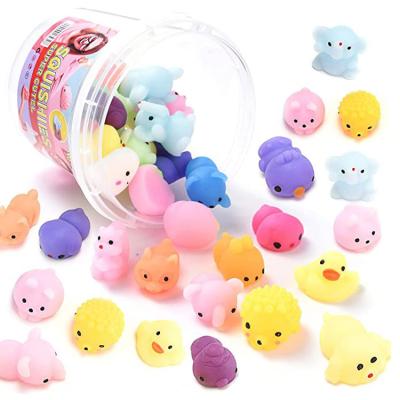 China Relieve Stress Mochi Squishy Squishy Person Toys Sensory Compression Kawaii Animal Toys For Kids Mini Mochi Stress Relief Slow Increase Toys for sale