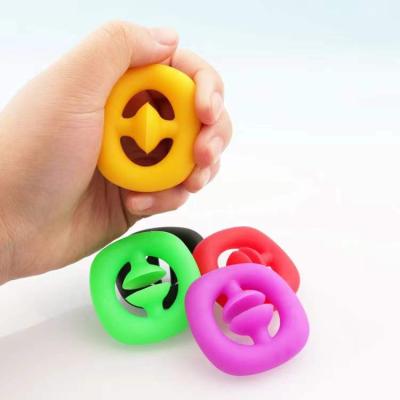 China Silicone factory sale size suction toys the mini direct silicone hand fidgety press release toys for jumping toys for sale