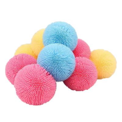 China Hot Selling Jumbo TPR Anti-stress Ball Amazon Spike Squeeze Ball Puffer Ball Gift For Kids for sale