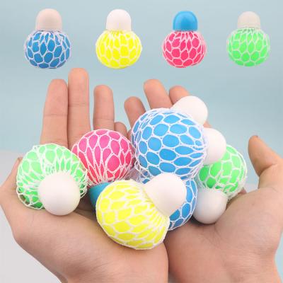 China Promotional Toys Squeeze Toy Grape Stress Ball Squishy Mesh Ball Stress Relief for sale