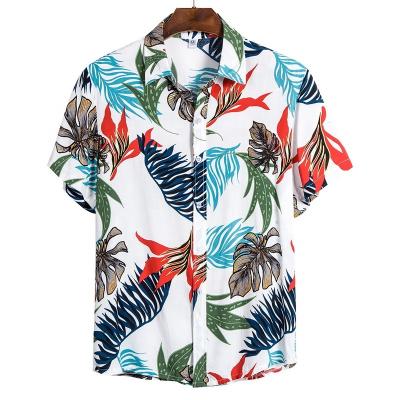 China Breathable High Quality Custom Printed Hawaiian Shirt Summer Casual Shirt For Men for sale