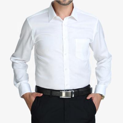 China Anti-pilling 100% cotton non ironing official business dress shirt men shirt for sale