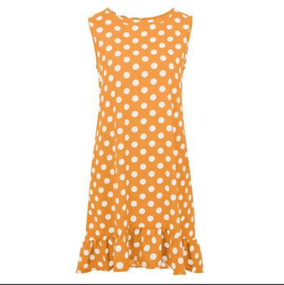 China Breathable New Wave Dot Dress Women Elegant Long Dress Lady Garment for sale