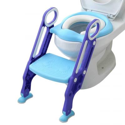 China Hot And Popular Plastic Potty Training Toilet Seat With Step Stool For Kids for sale